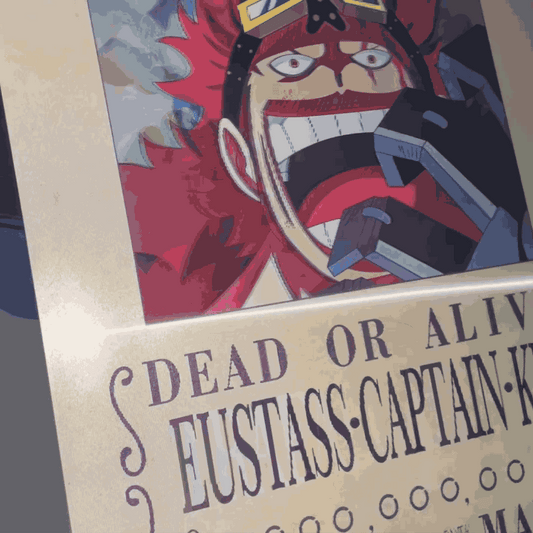 Luffy Kid Law Poster